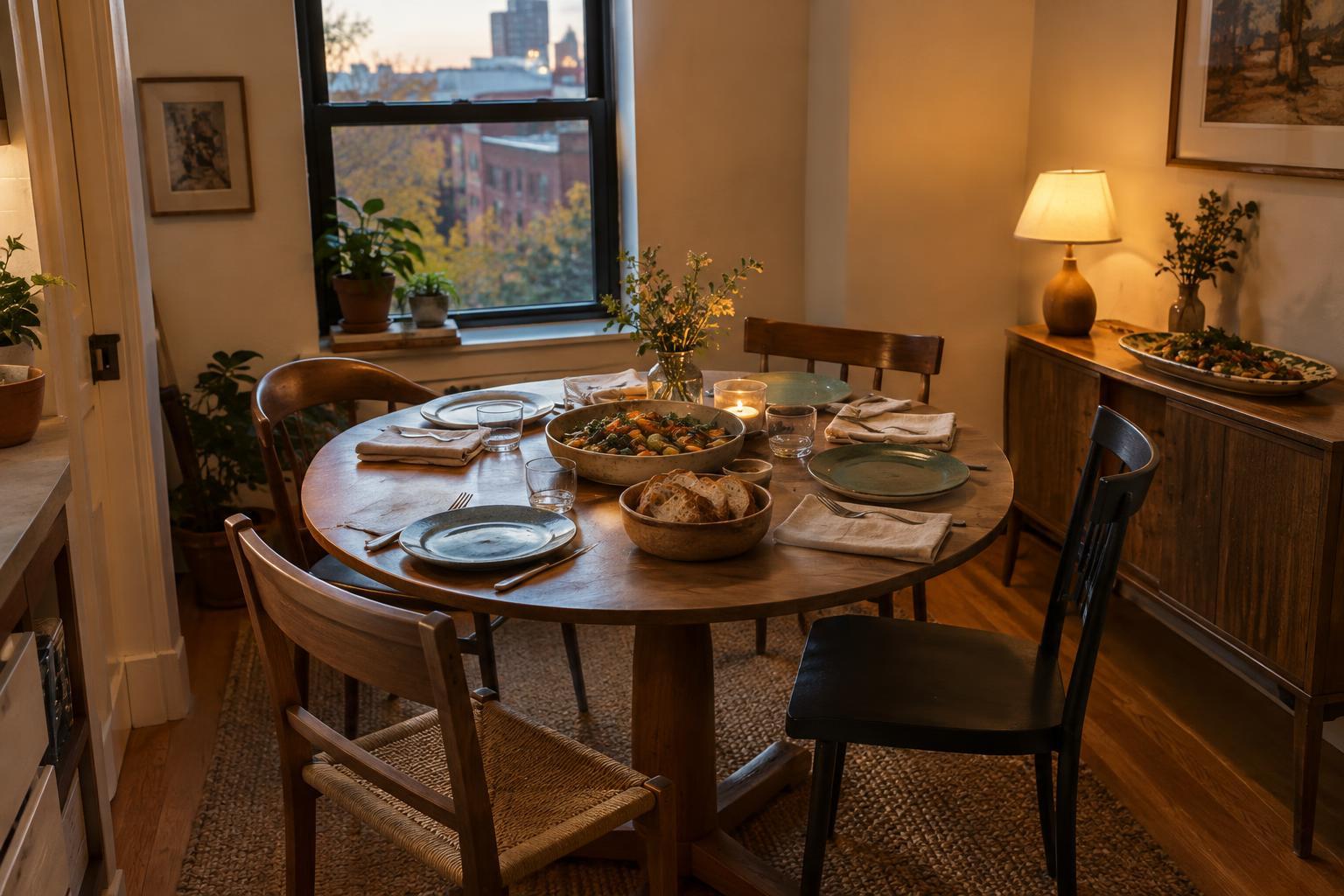 How to Host a Comfortable Meal in a Small Dining Space