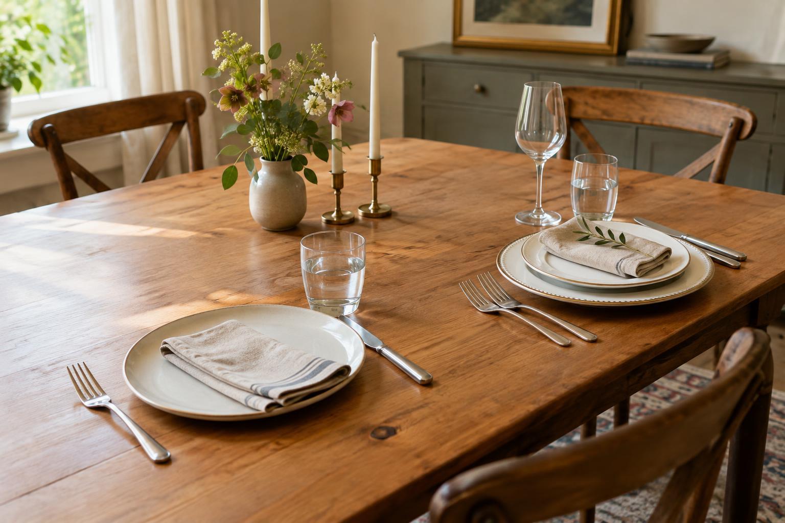 How to Set a Table for Casual and Formal Dinners