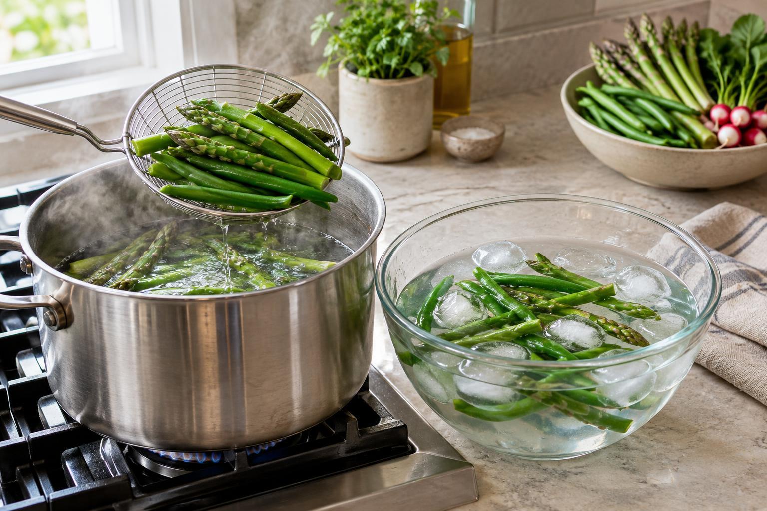 Blanching and Shocking Vegetables: When the Extra Step Helps